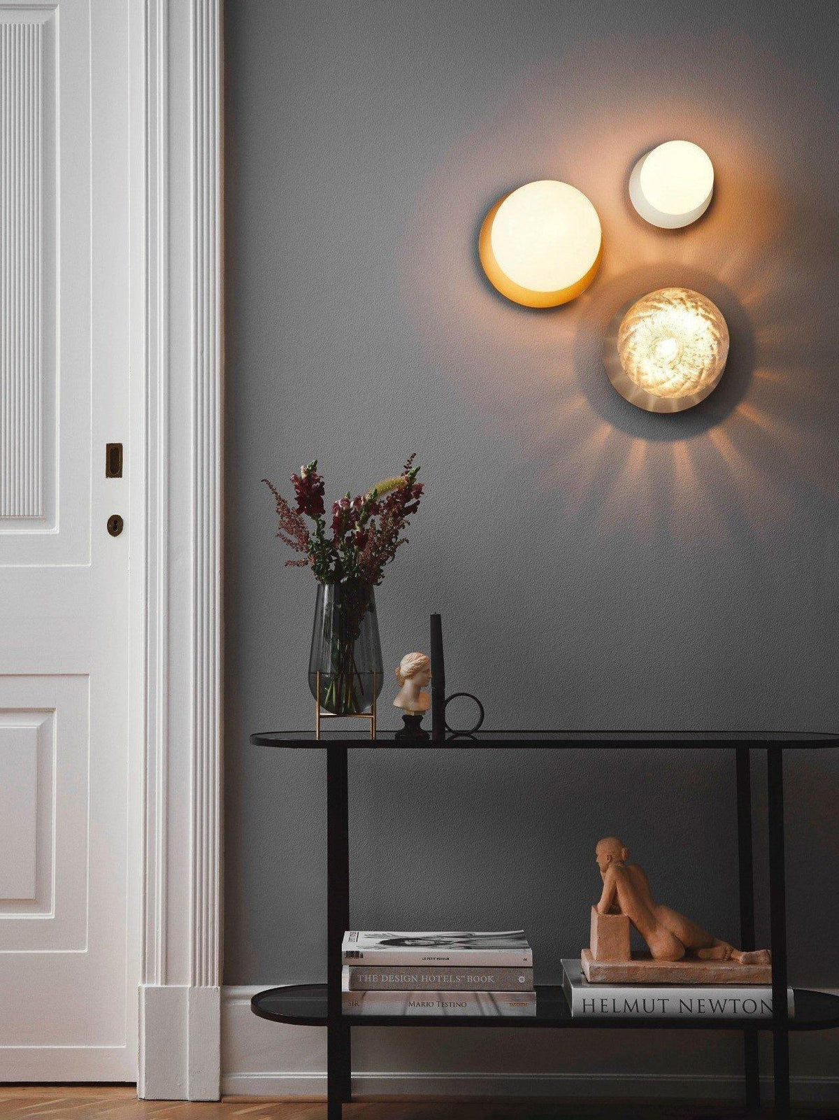 Irinor Premium Nordic Art Brass Wall Lamp