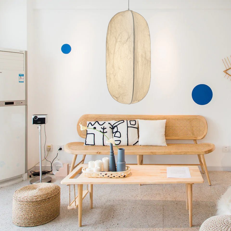 Dune Minimalist Silk Pendant Lamp