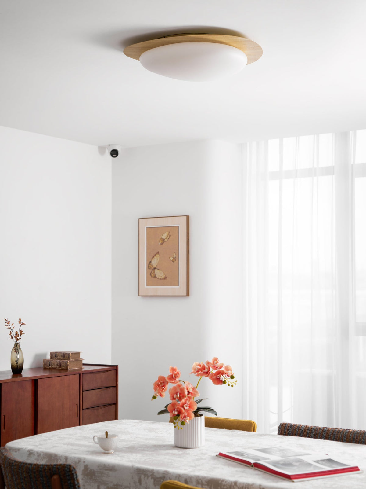 Jonoa Pebble Metal Flush Mount Ceiling Light