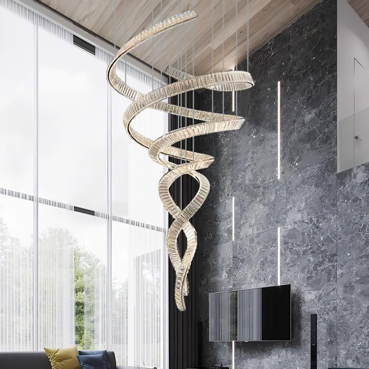 Cotalan Fluid Gold Pendant Light