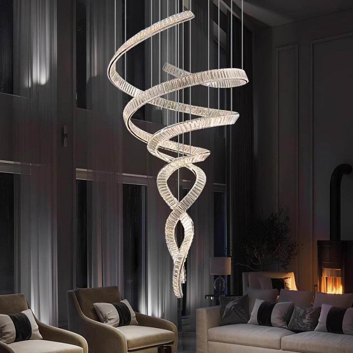 Cotalan Fluid Gold Pendant Light
