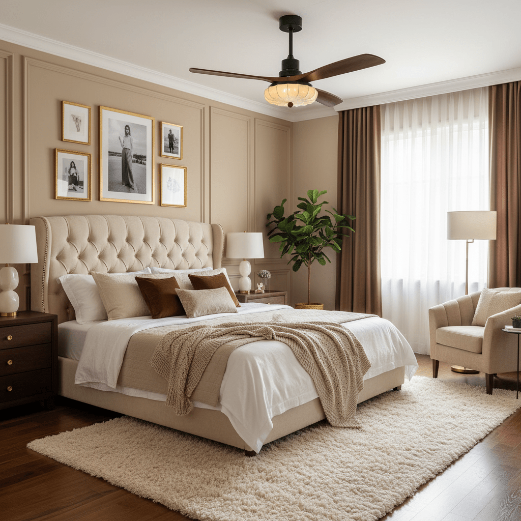 Paby Lotus Bloom Ceiling Fan Light