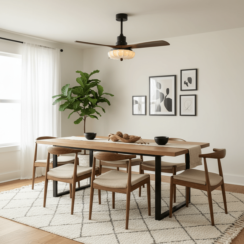Paby Lotus Bloom Ceiling Fan Light