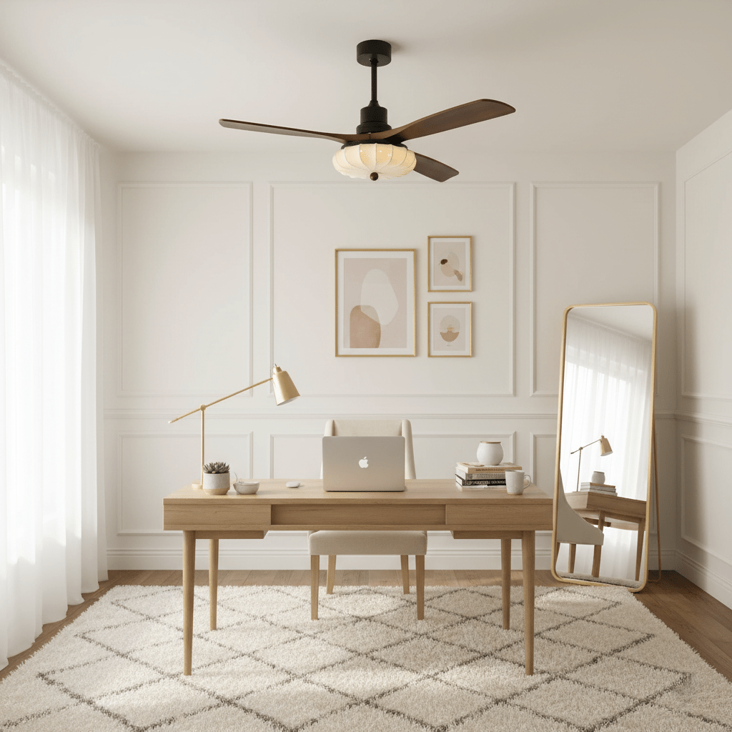 Paby Lotus Bloom Ceiling Fan Light