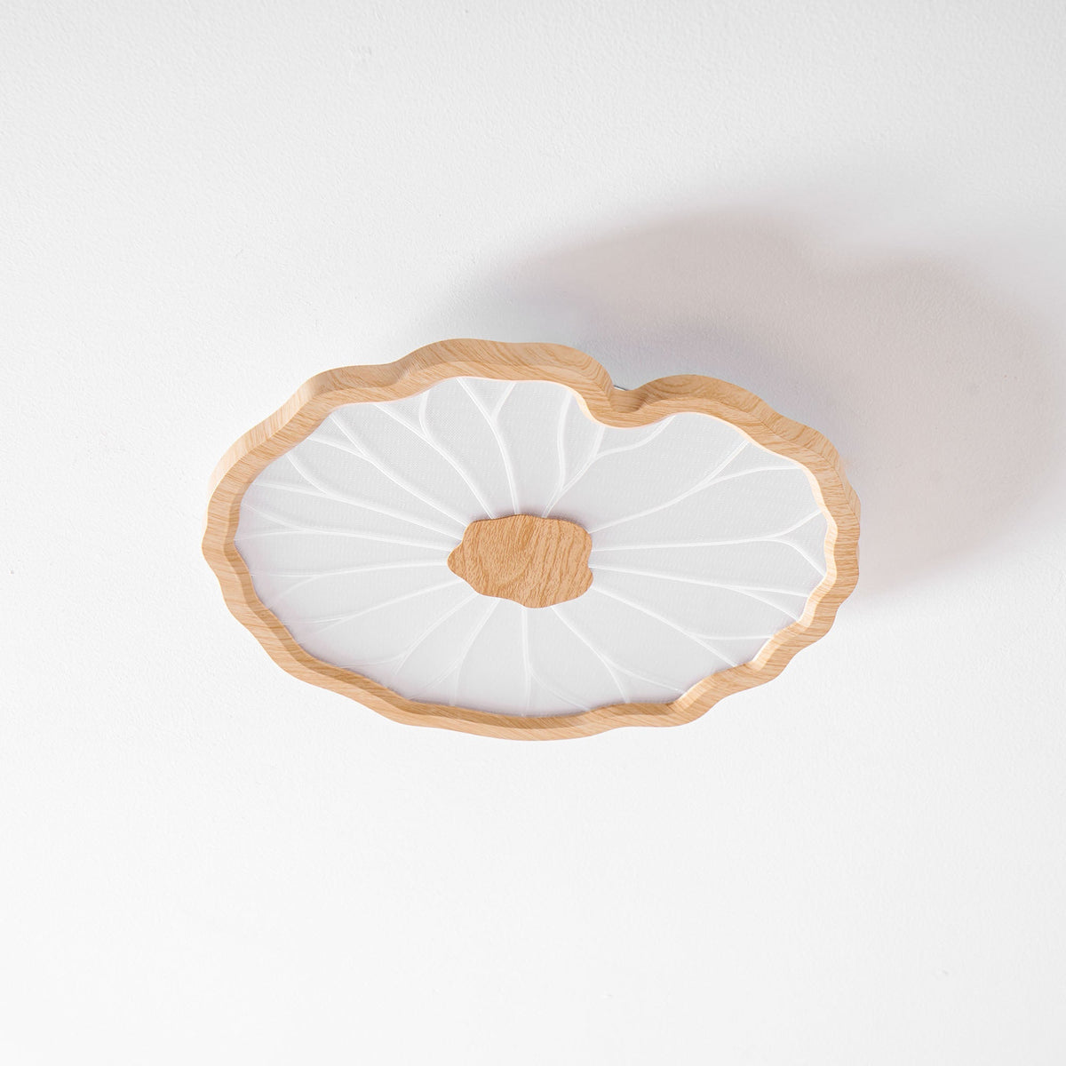 Pagia Lotus Leaf Acrylic Flush Mount Ceiling Light