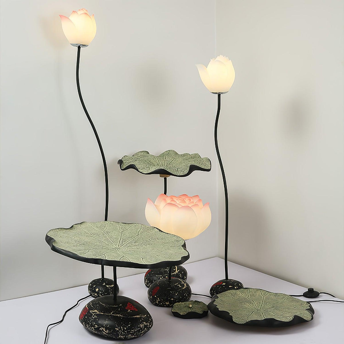 Arixen Elegant Lotus Floor Lamp