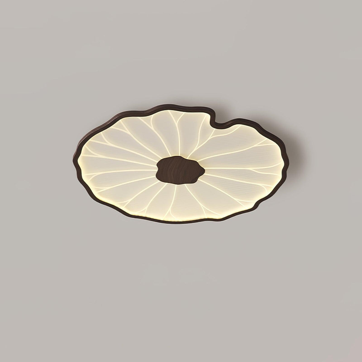 Pagia Lotus Leaf Acrylic Flush Mount Ceiling Light