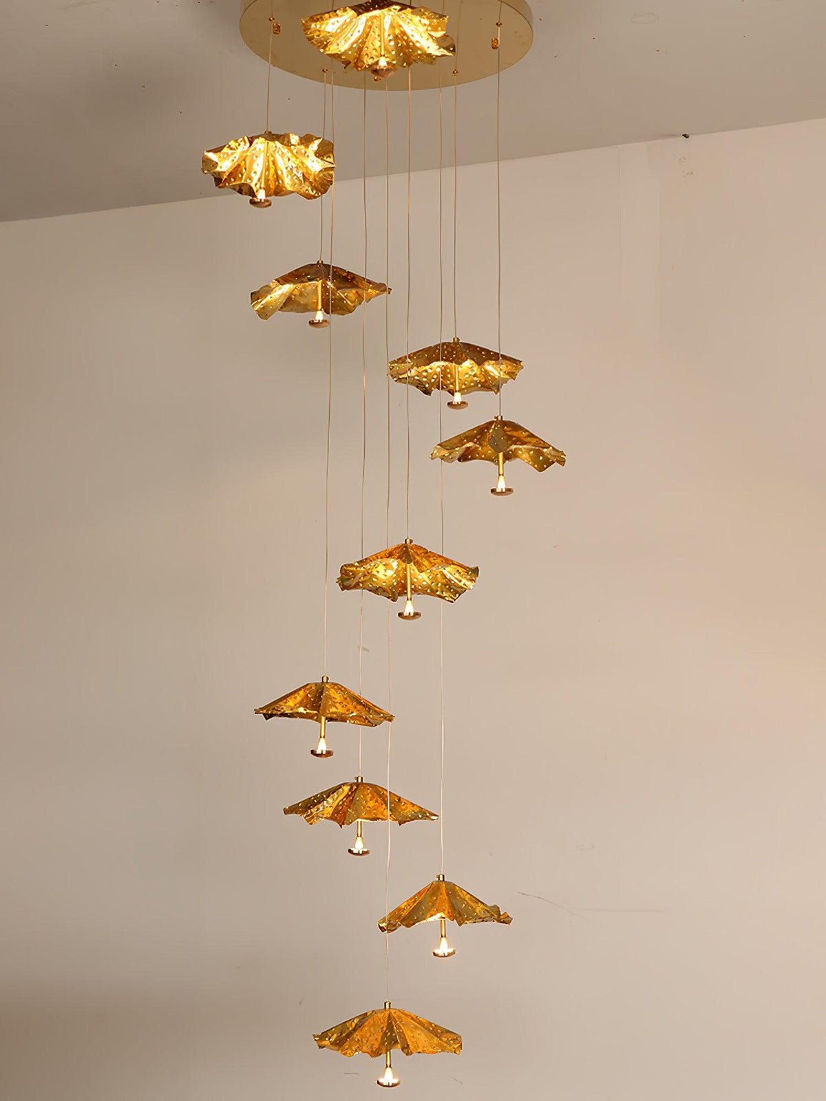 Eliora Aura Livra Leaf Chandelier