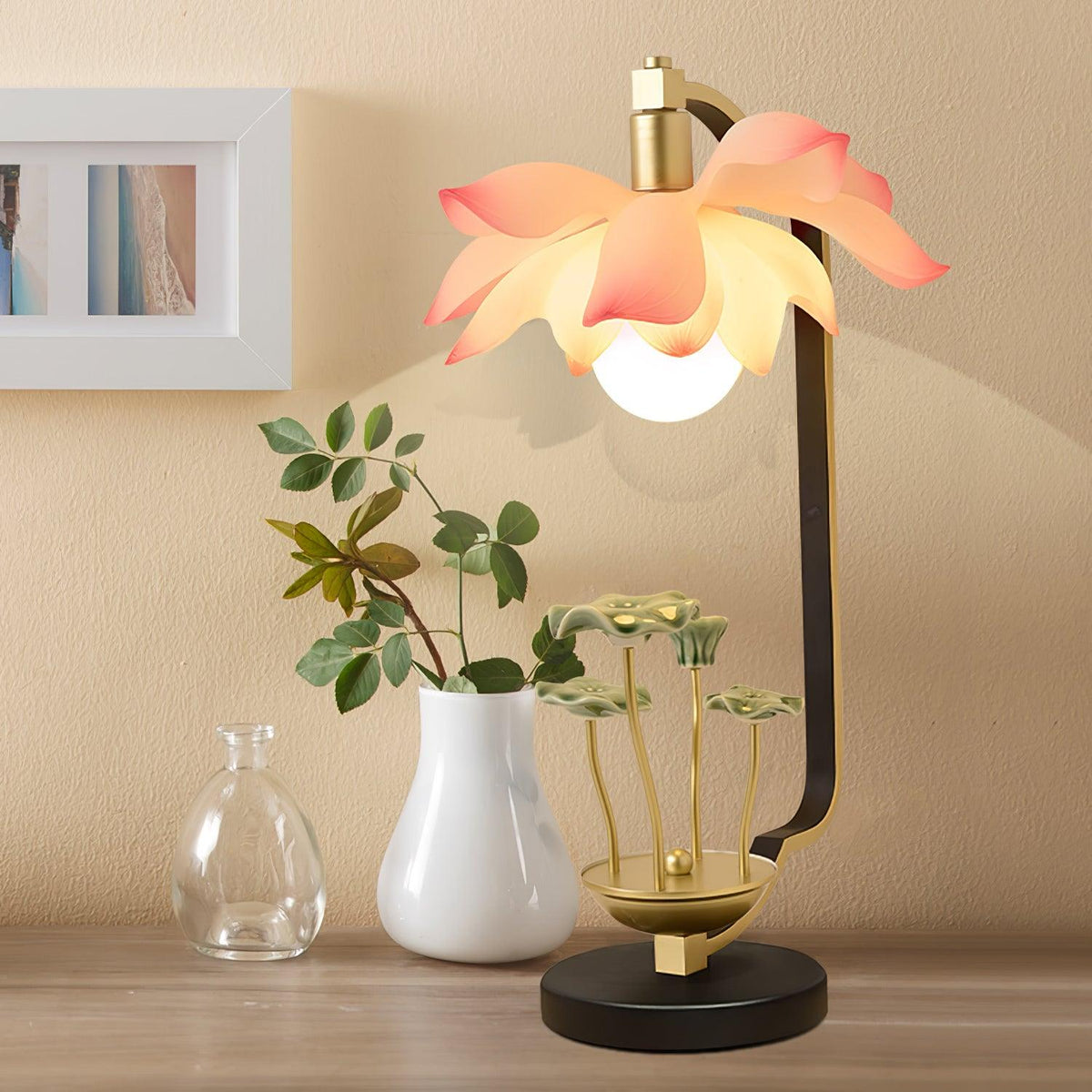 Olivia Natural Ceramics Table Lamp