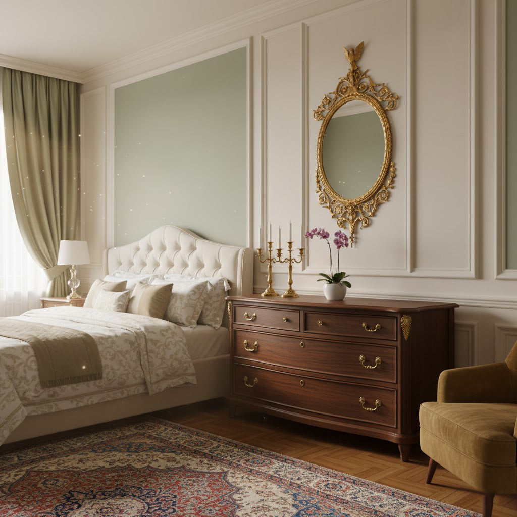 Aldenenne Belle Wood Flat Wall Mirror