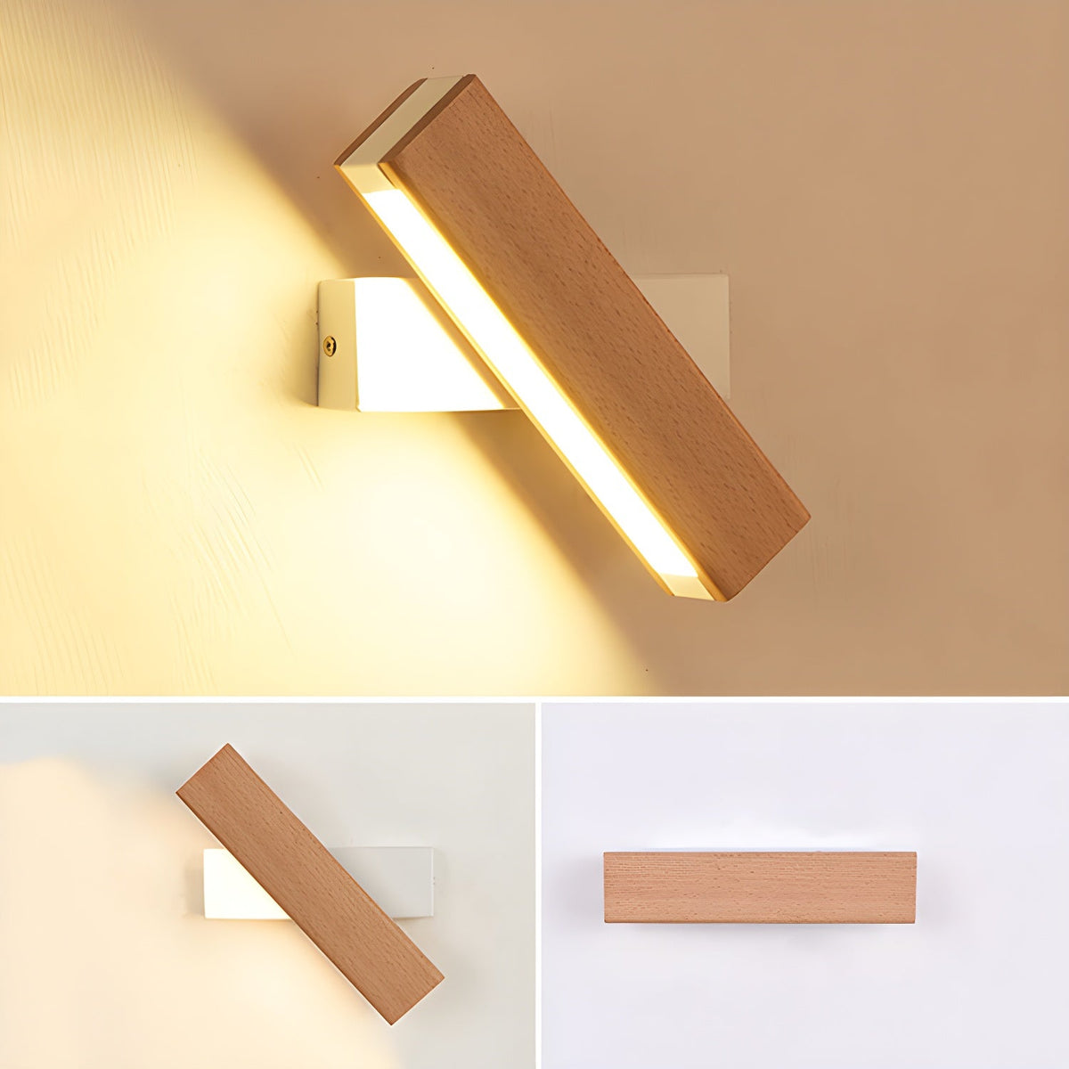 Nave Wood & Acrylic Wall Light