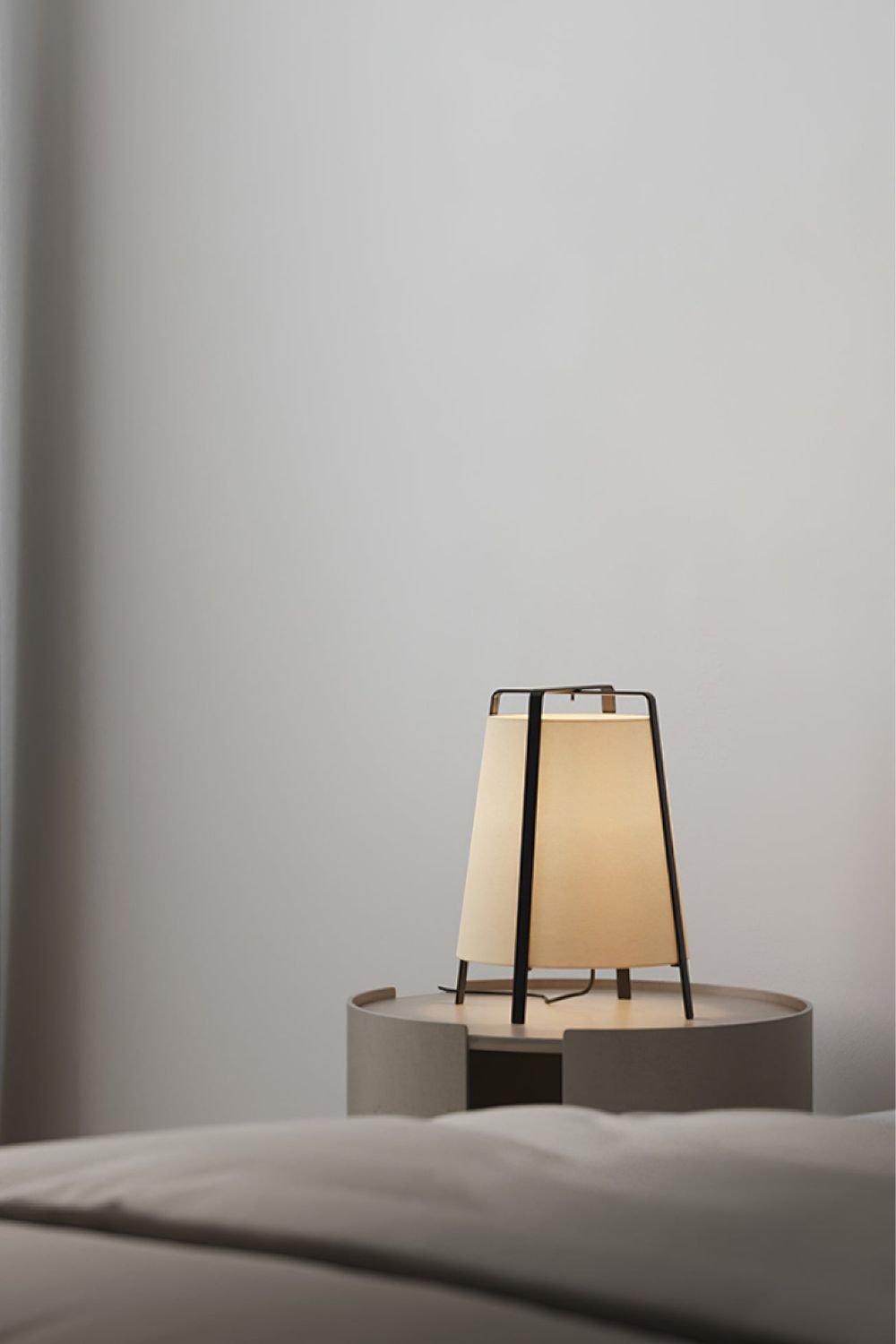 Zild Fabric Scandinavian Table Lamp