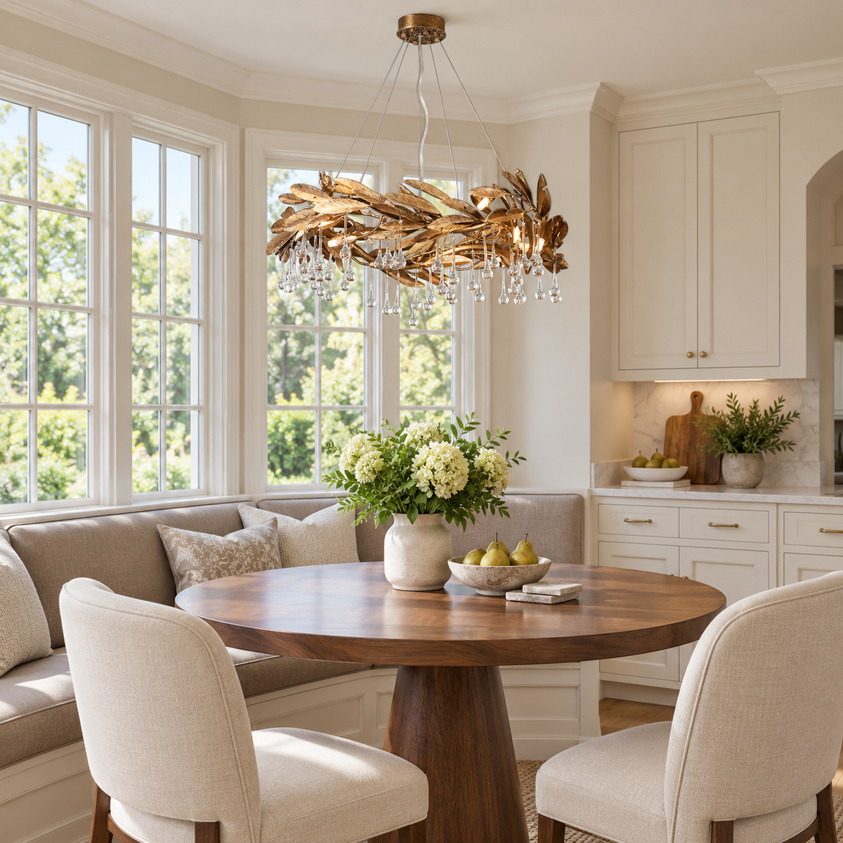 Brackenstone Botanical Raindrop Ring Chandelier