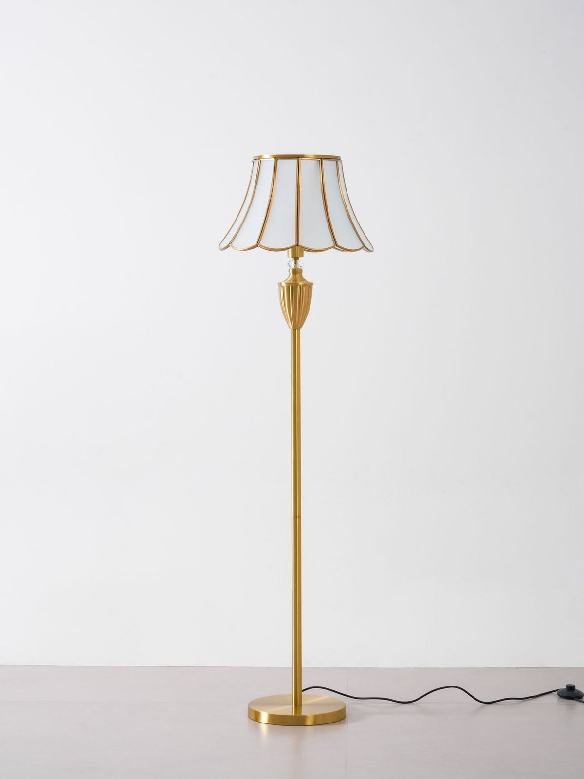 Caselette Brass Luxury Floor Lamp
