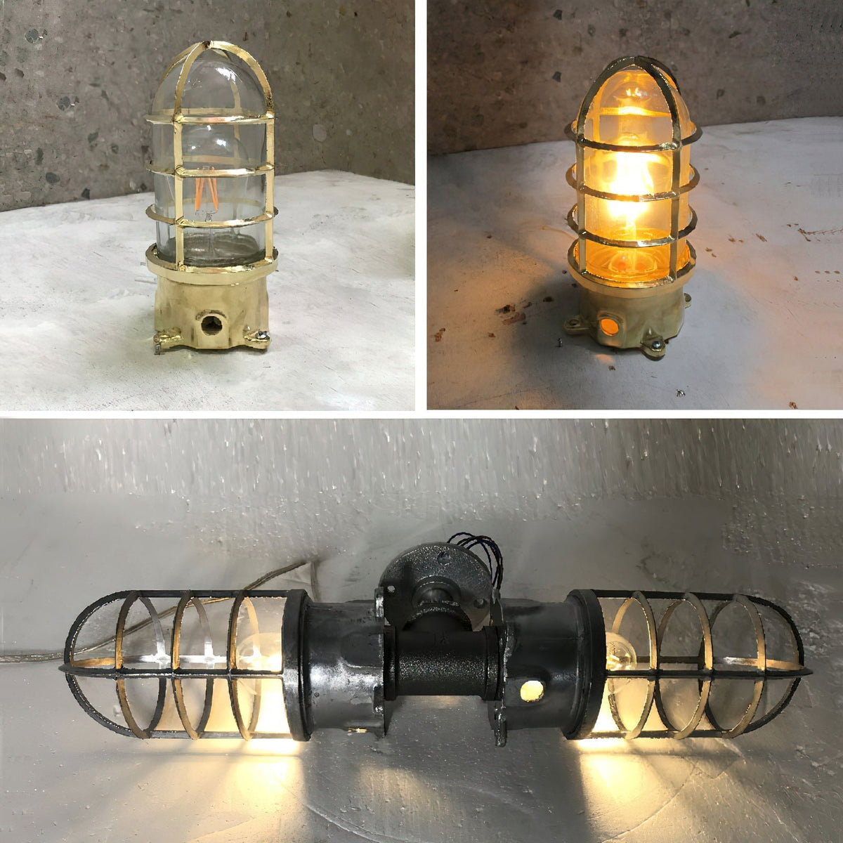 Ozorel Vintage Unique Glass Wall Lamp