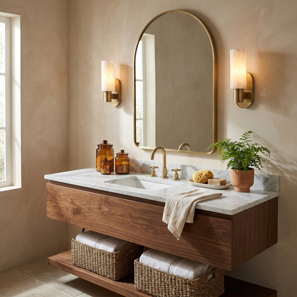 Perrymere Alabaster Wall Sconce