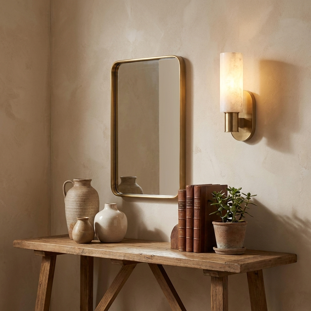 Perrymere Alabaster Wall Sconce
