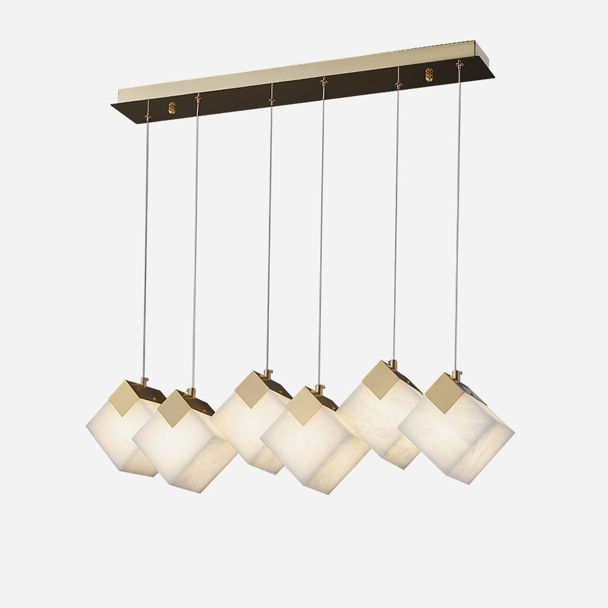 Vevariel Linear Alabaster Pendant Light