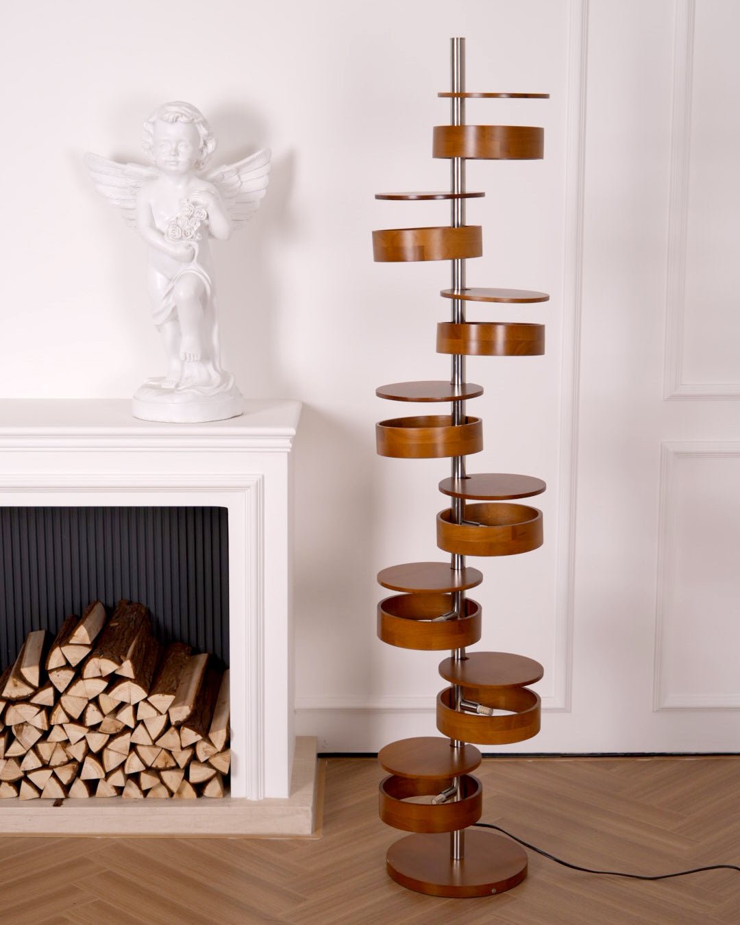 Lynix Wooden Floor Lamp