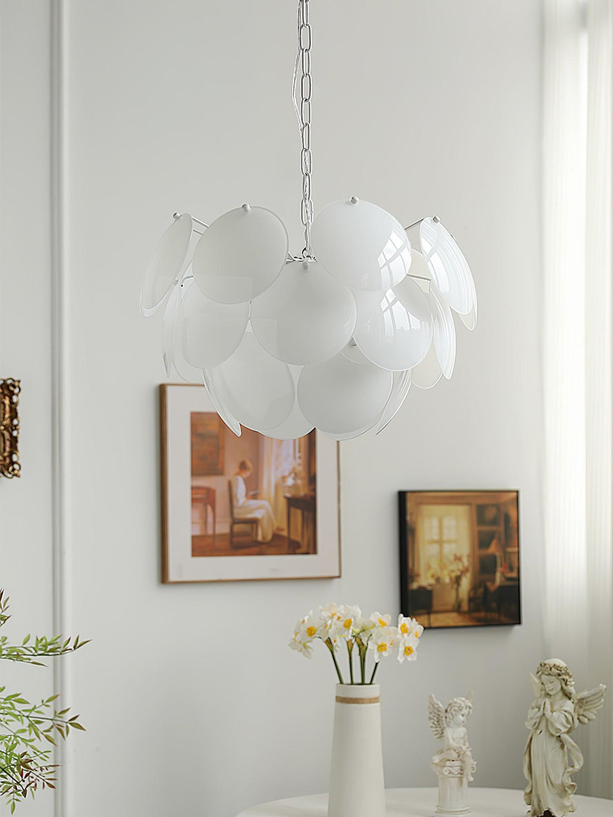 Sophia Minimalist Glass Chandelier