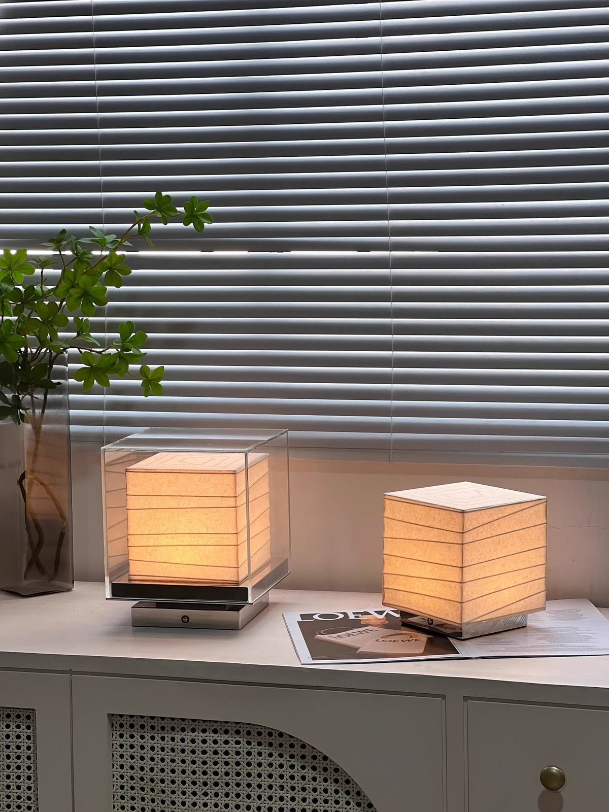 Pryn Cube Table Lamp