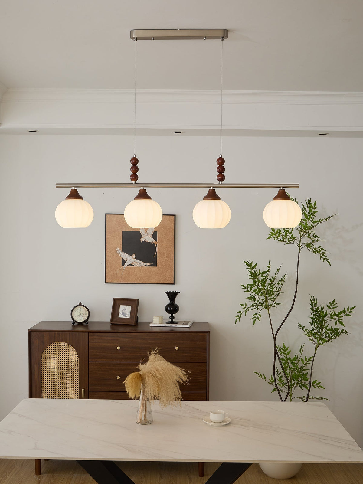 Nyla Retro Glass Pendant Lamp