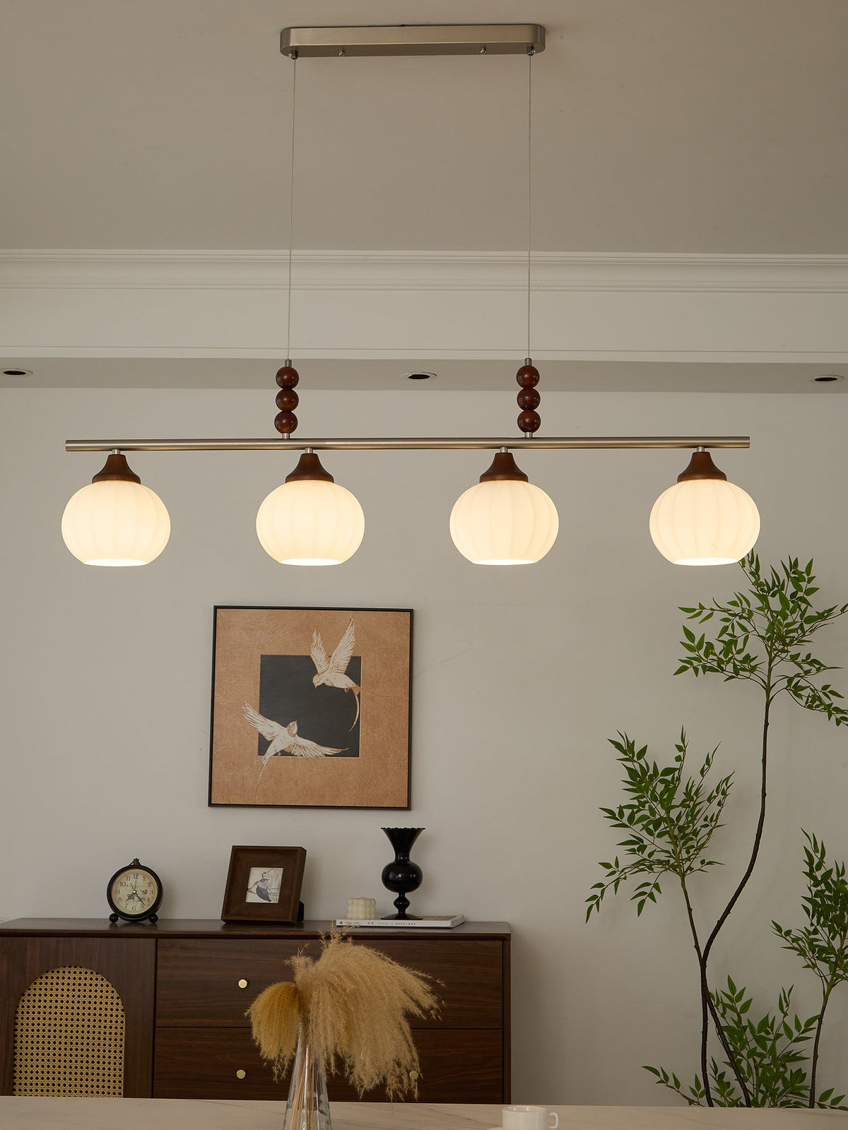 Nyla Retro Glass Pendant Lamp