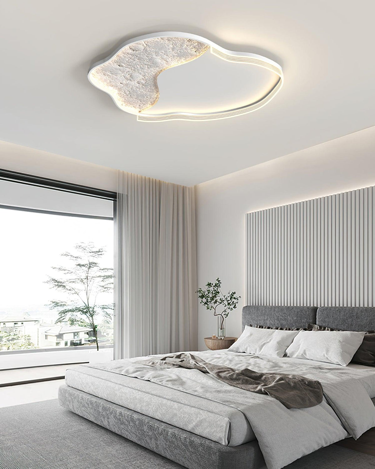 Syvine Nordic Art Lunar Led Ceiling Lamp