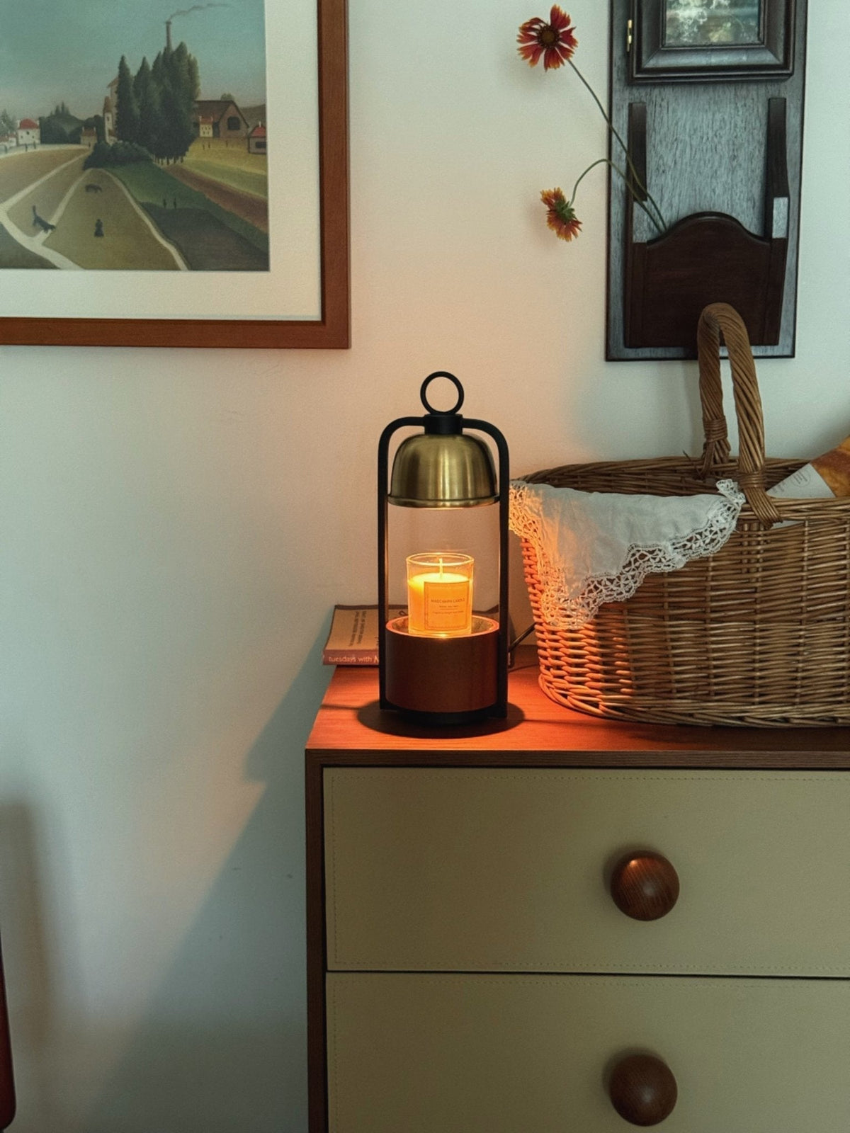 Rosa Modern Wood Table Lamp