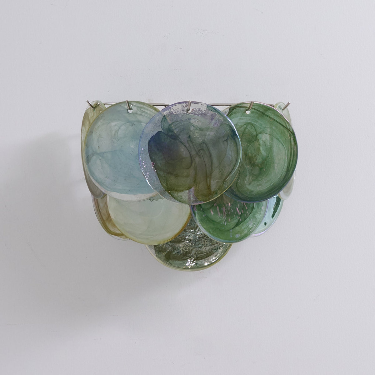 Gajin Disc Glass Indoor Wall Light