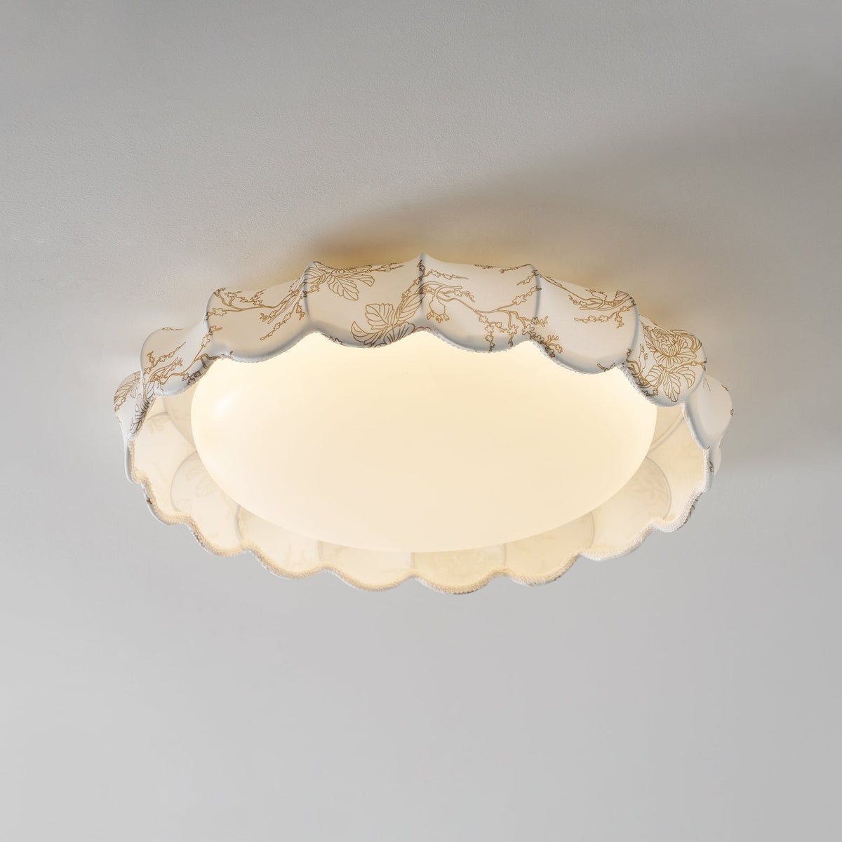 Fogan Lunaria Veil Flush Mount Ceiling Light
