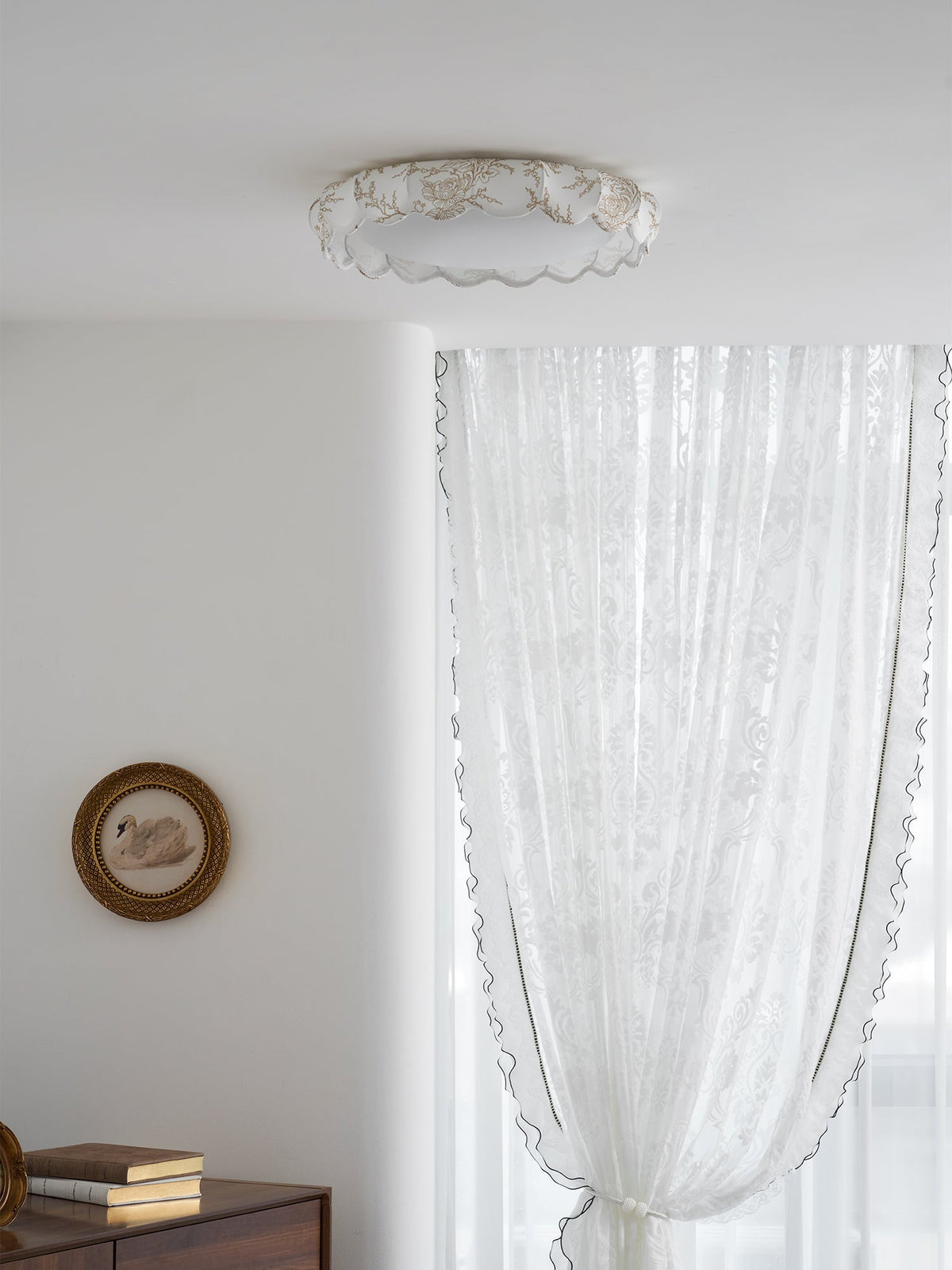 Fogan Lunaria Veil Flush Mount Ceiling Light