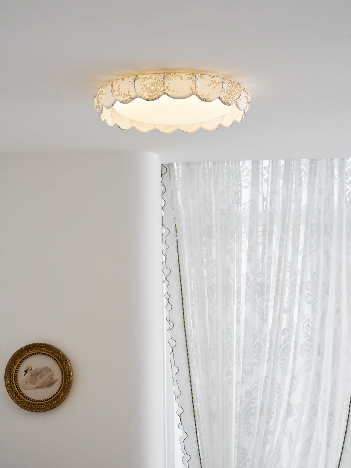 Fogan Lunaria Veil Flush Mount Ceiling Light