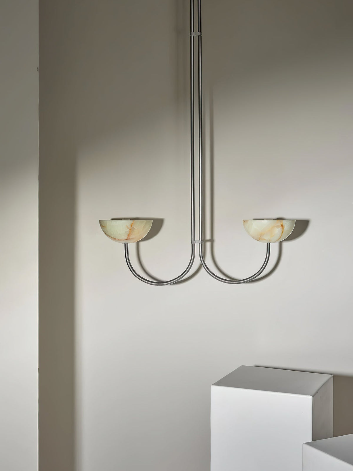 Hartvik Duo Pendant Lamp Alabaster
