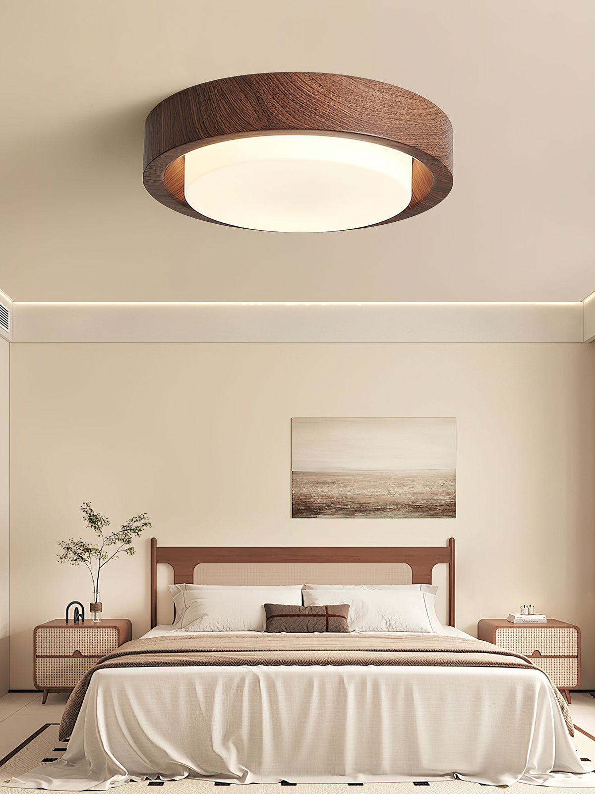Sylaeon Minimalist Wood Ceiling Light