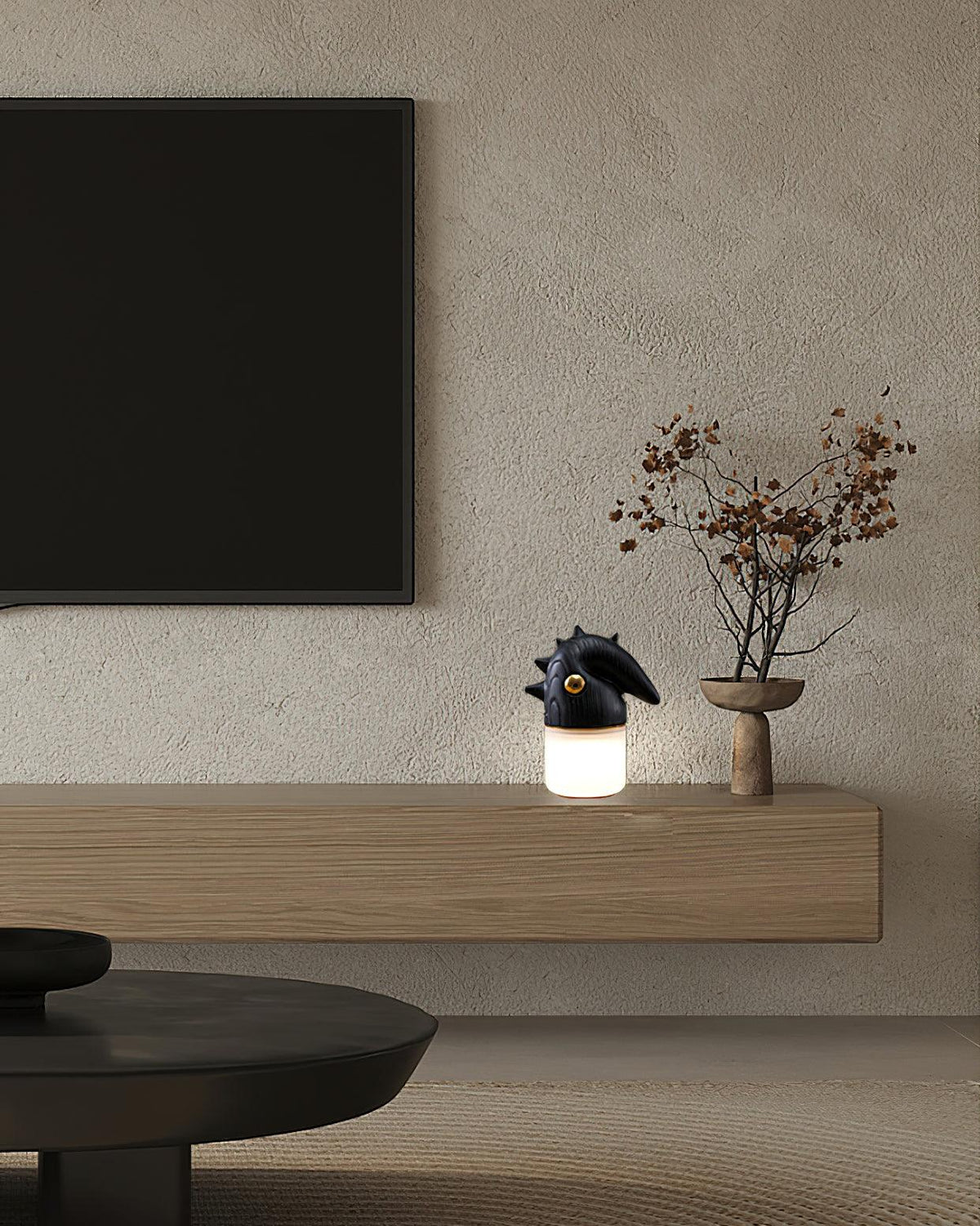 Jerry Contemporary Wood Table Lamp