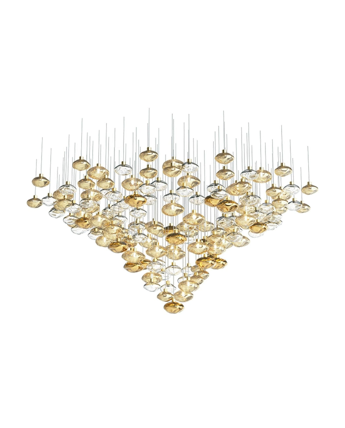 Elmarel Flowing Crystal Dining Chandelier