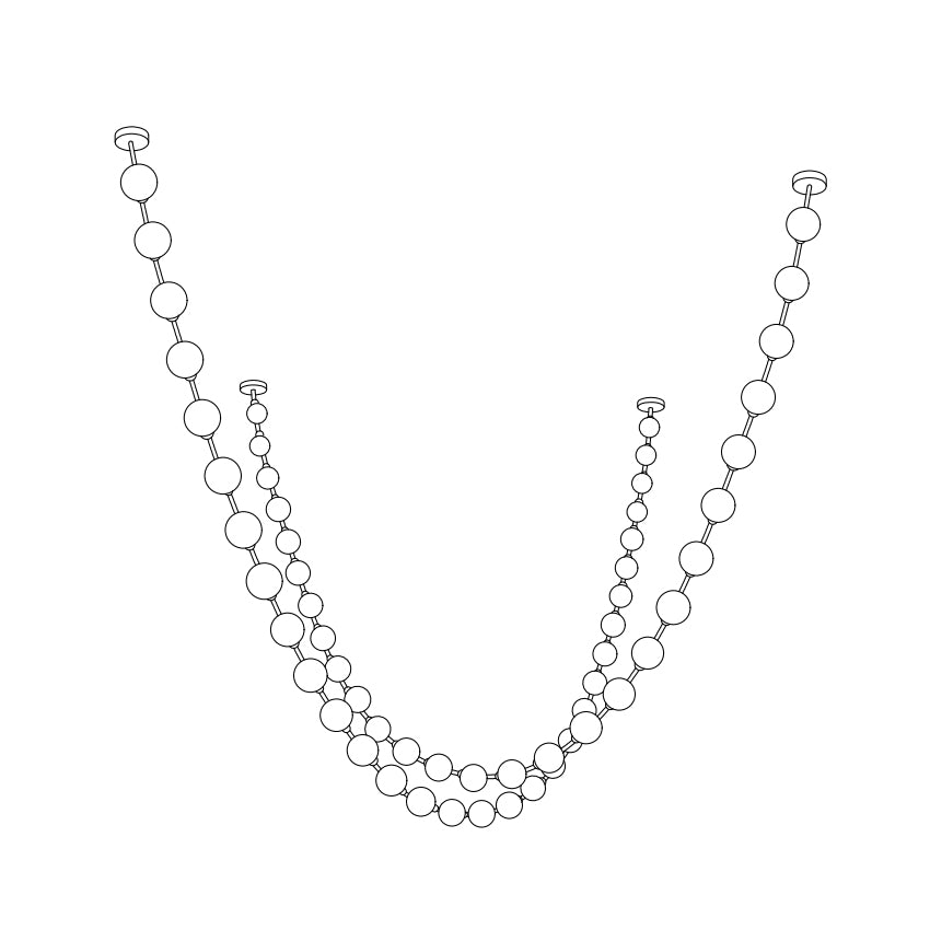 Esiena Strand Necklace Chandelier