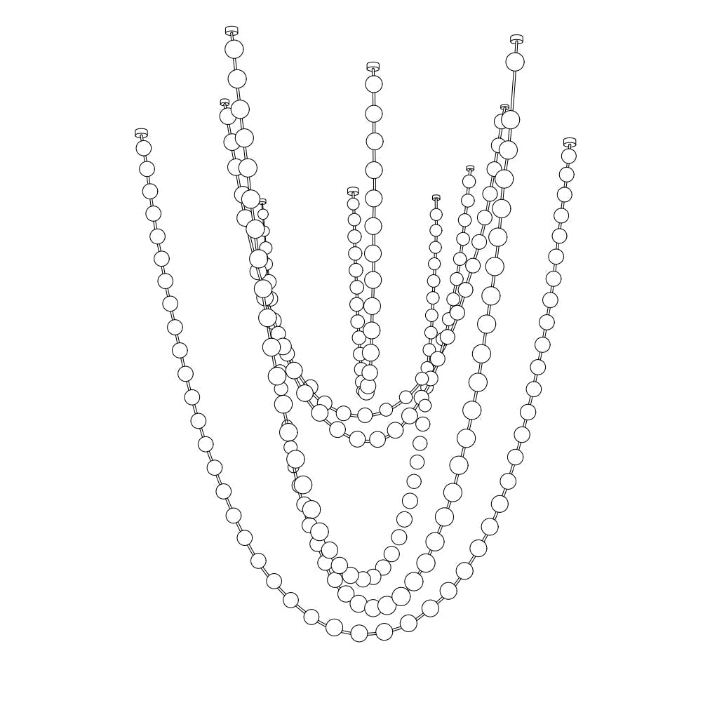 Esiena Strand Necklace Chandelier