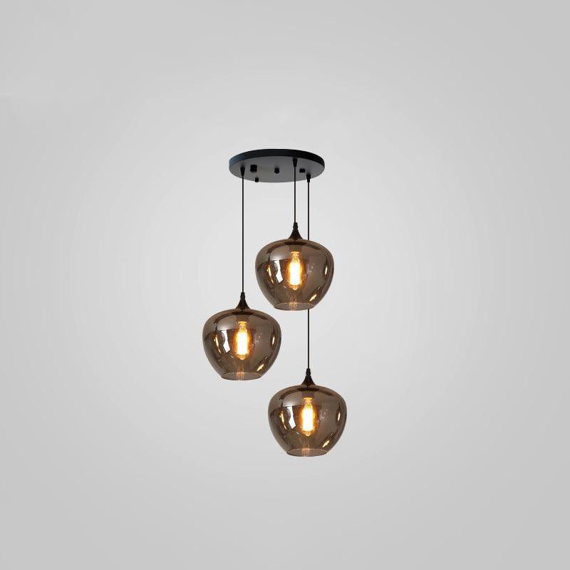 Talis Glass Industrial Chic Pendant Light