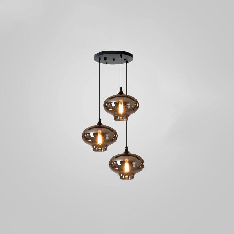 Talis Glass Industrial Chic Pendant Light