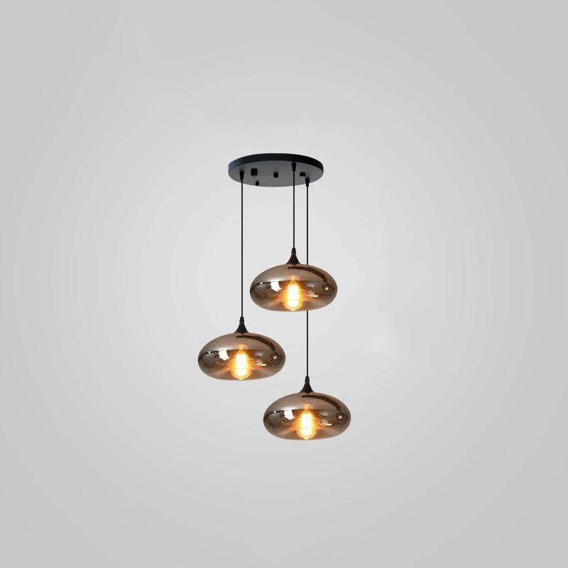 Talis Glass Industrial Chic Pendant Light