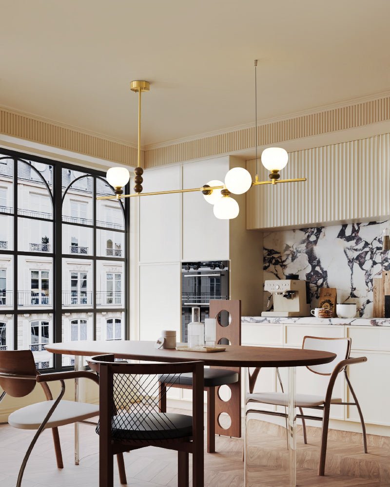 Sylivia Wood Vintage Pendant Light