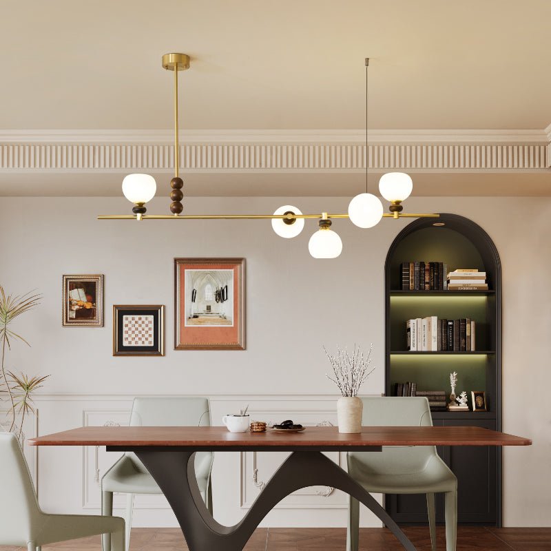 Sylivia Wood Vintage Pendant Light