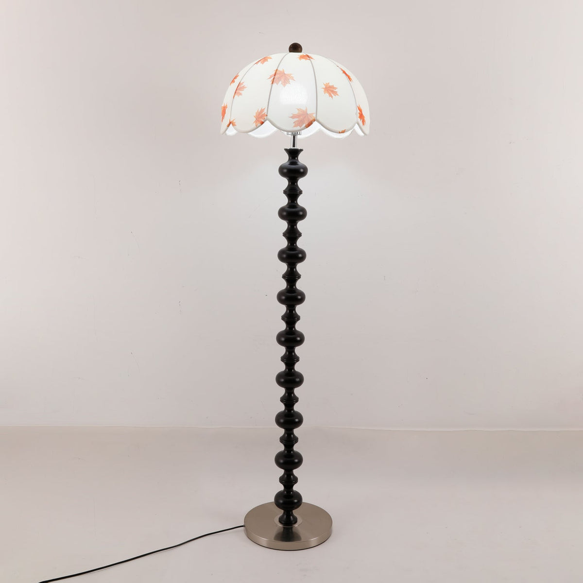 Autumn Wood Fabric Elegant Floor Lamp