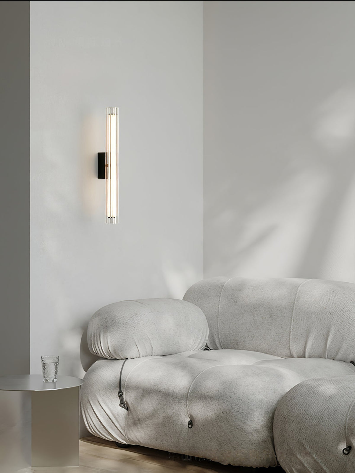Corv Glass Contemporary Wall Lamp