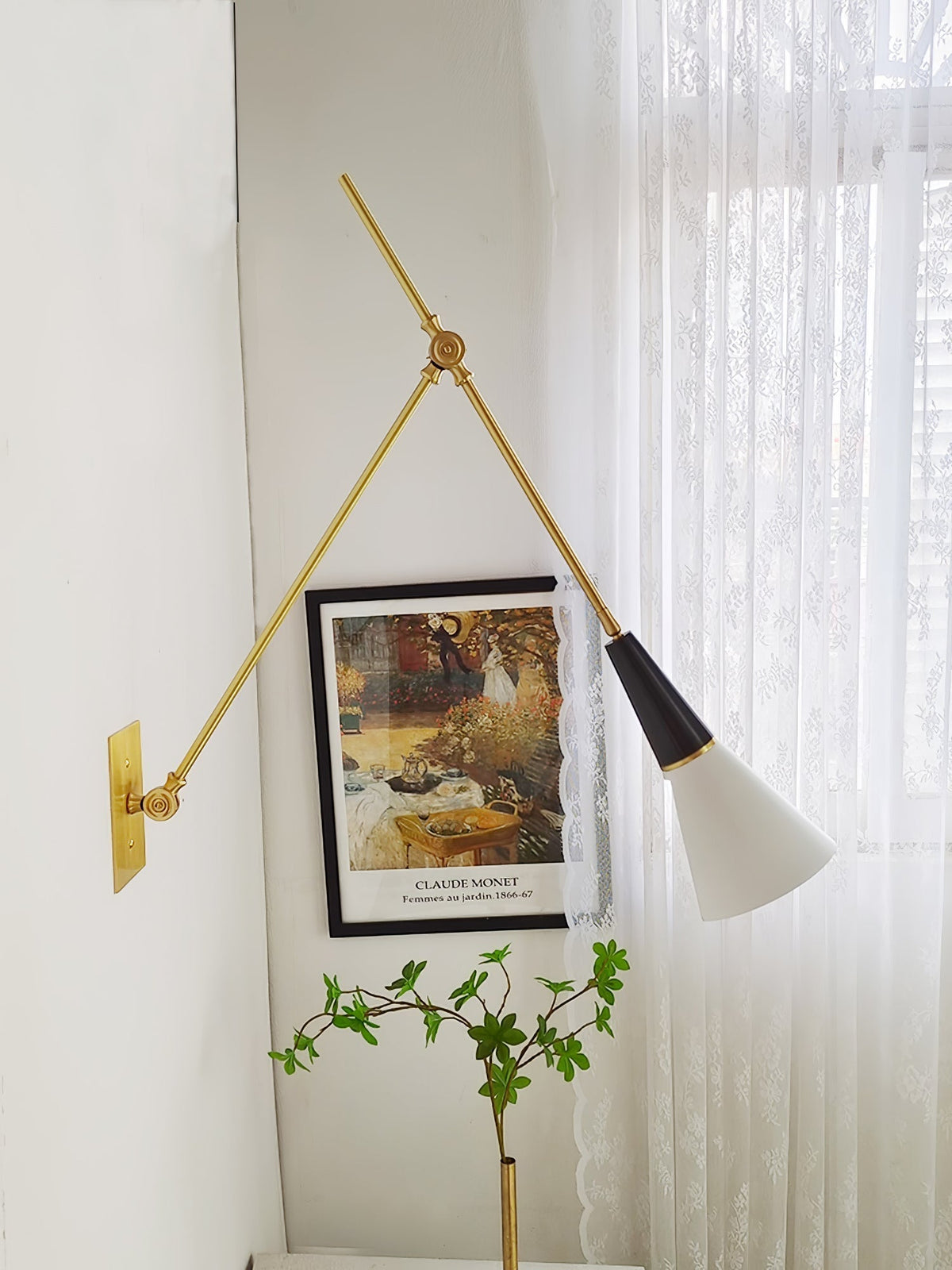 Isro Vintage Industrial Glass Wall Lamp