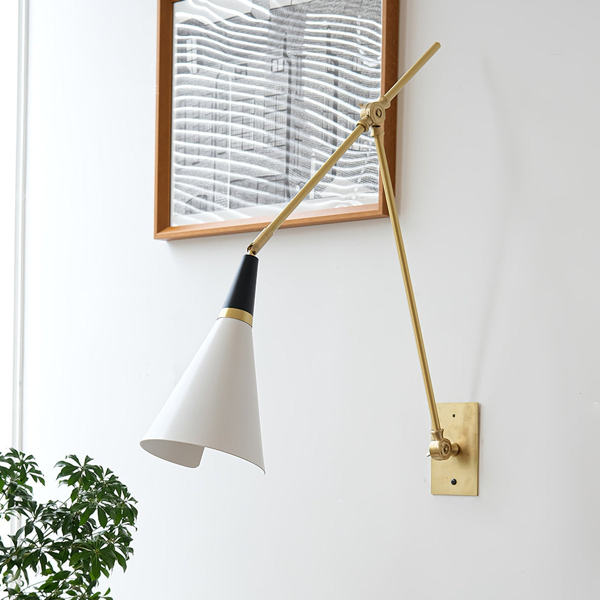 Isro Vintage Industrial Glass Wall Lamp