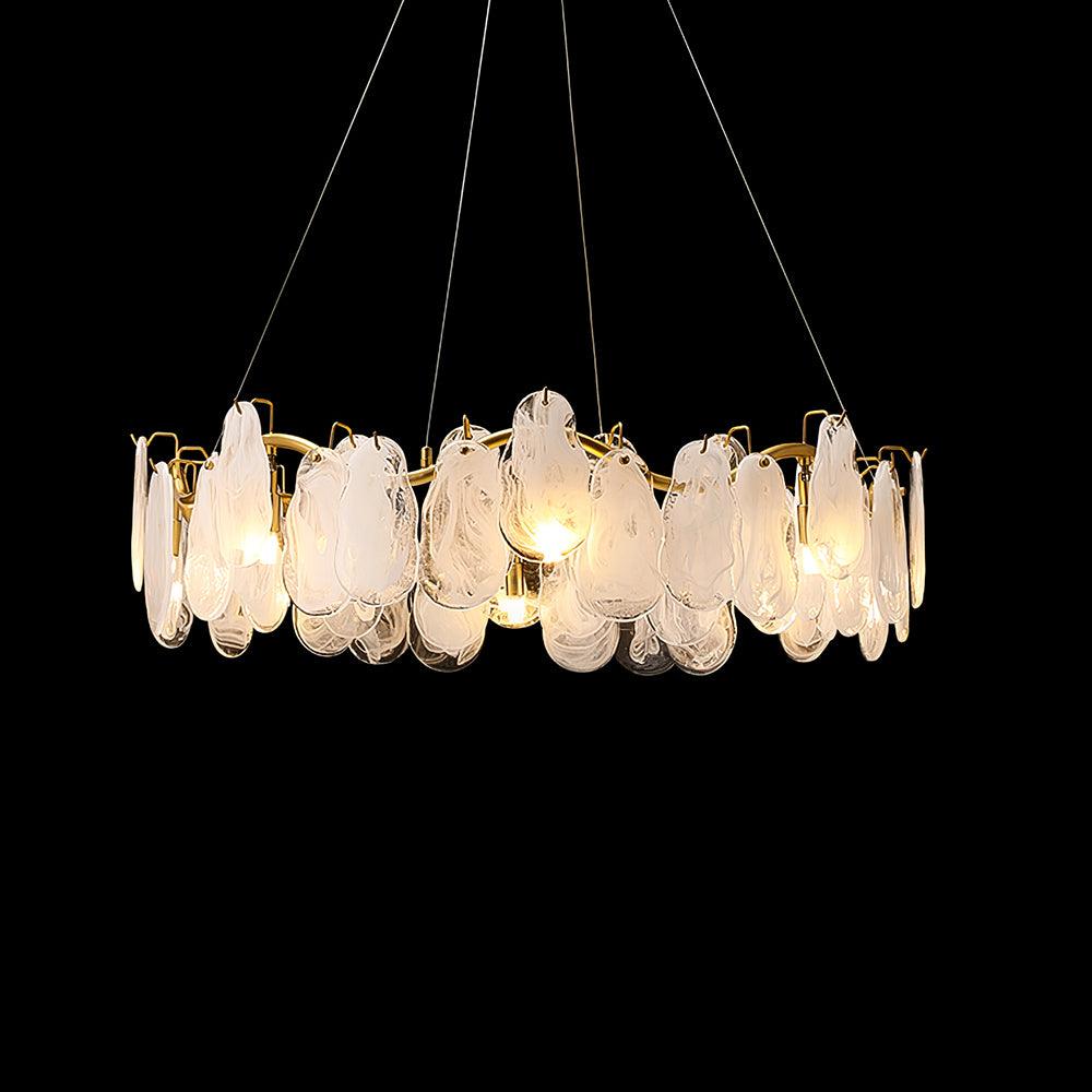 Veliselle Chandelier Cloud Glass Panels