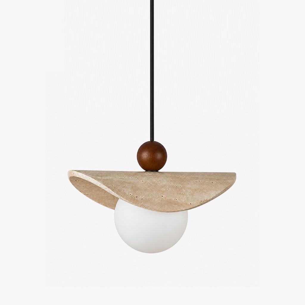 Jorwick Travertine Bead Pendant Lamp